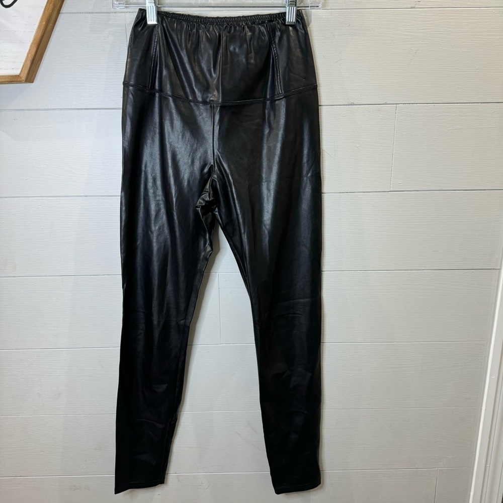 Aritzia Wilfred Free | Daria Pant Black Faux Leather Leggings Size Small
